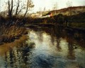 Río Elvelandskap Paisaje impresionismo Paisaje noruego Frits Thaulow